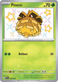 Pineco 099/091 Shiny Rare Paldean Fates Pokémon card