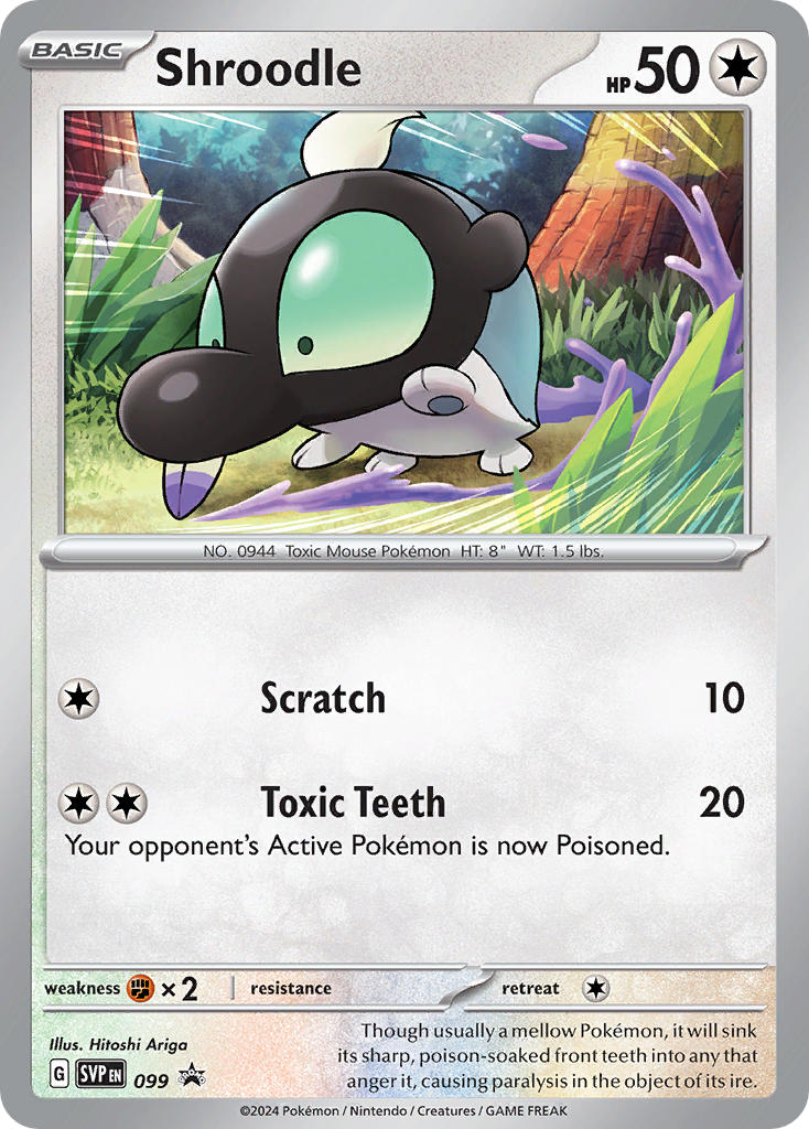 Shroodle 099/SVP Promo Scarlet & Violet Promos Pokémon card