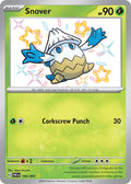Snover 100/091 Shiny Rare Paldean Fates Pokémon card