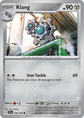 Klang 100/142 Common Stellar Crown Pokémon card