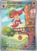 Simisear 100/086 Illustration Rare White Flare Pokémon card