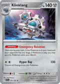Klinklang 101/142 Rare Stellar Crown Pokémon card