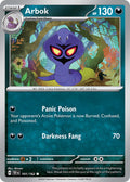 Arbok 101/162 Rare Temporal Forces Pokémon card
