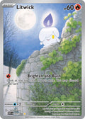 Litwick 101/086 Illustration Rare White Flare Pokémon card