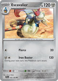 Escavalier 102/159 Common Journey Together Pokémon card