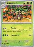 Exeggutor 103/165 Uncommon 151 Pokémon card