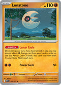 Lunatone 105/217 Common Ascended Heroes Pokémon card