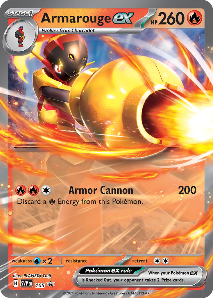 Armarouge EX 105/SVP Promo Scarlet & Violet Promos Pokémon card