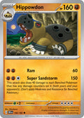 Hippowdon 106/182 Common Destined Rivals Pokémon card