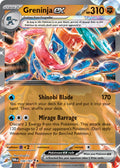 Greninja EX 106/167 Double Rare Twilight Masquerade Pokémon card
