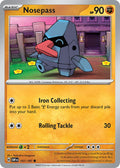 Nosepass 107/197 Common Obsidian Flames Pokémon card