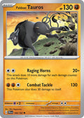 Paldean Tauros 108/193 Common Paldea Evolved Pokémon card