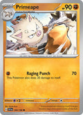 Primeape 108/198 Common Scarlet & Violet Pokémon card