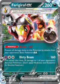 Farigiraf EX 108/162 Double Rare Temporal Forces Pokémon card