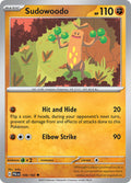 Sudowoodo 109/193 Common Paldea Evolved Pokémon card