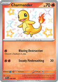 Charmander 109/091 Shiny Rare Paldean Fates Pokémon card