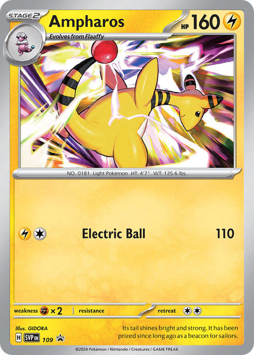Ampharos 109/SVP Promo Scarlet & Violet Promos Pokémon card