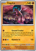 Ting-Lu 110/167 Rare Twilight Masquerade Pokémon card