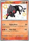 Paldean Tauros 111/091 Shiny Rare Paldean Fates Pokémon card