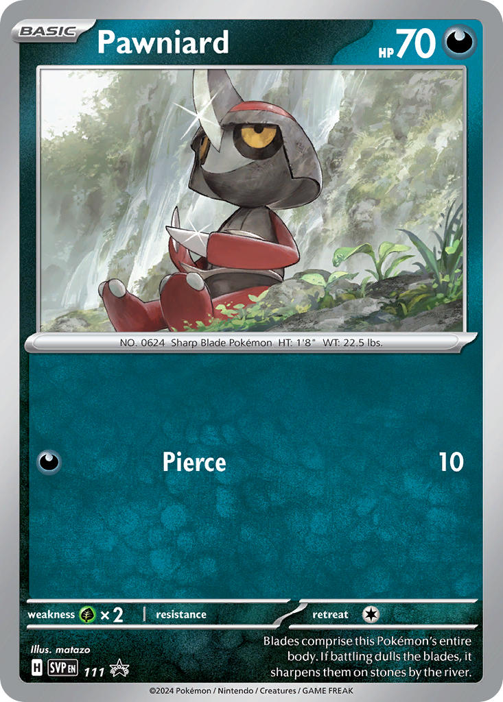 Pawniard 111/SVP Promo Scarlet & Violet Promos Pokémon card