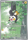 Emolga 112/086 Illustration Rare Black Bolt Pokémon card