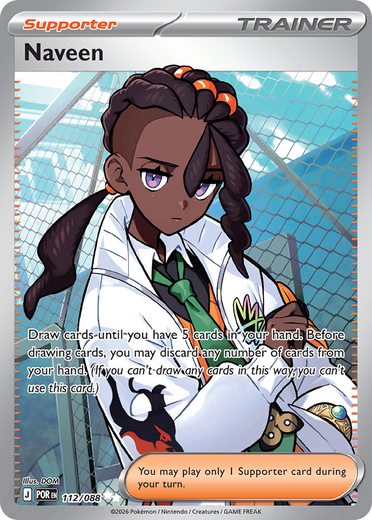 Naveen 112/088 Ultra Rare Perfect Order Pokémon card