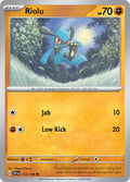 Riolu 112/198 Common Scarlet & Violet Pokémon card