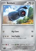 Beldum 113/162 Common Temporal Forces Pokémon card