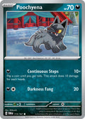 Poochyena 113/167 Common Twilight Masquerade Pokémon card
