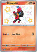 Charcadet 114/091 Shiny Rare Paldean Fates Pokémon card
