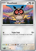 Hoothoot 114/142 Common Stellar Crown Pokémon card