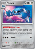 Metang 114/162 Uncommon Temporal Forces Pokémon card