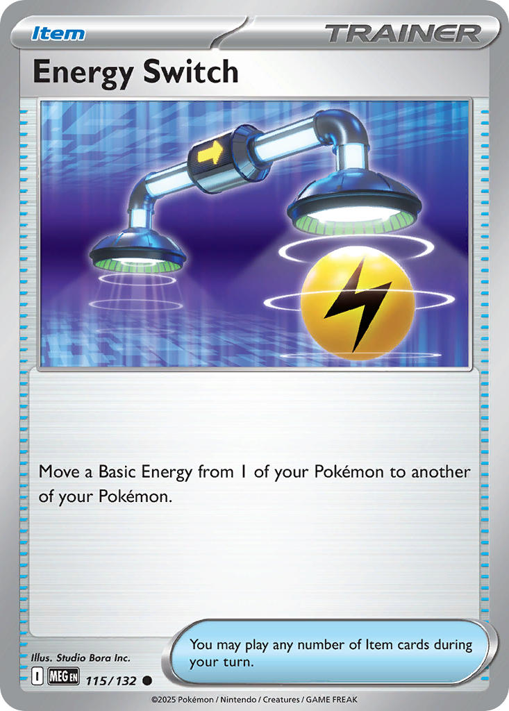 Energy Switch 115/132 Uncommon Mega Evolution Pokémon card