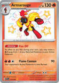 Armarouge 115/091 Shiny Rare Paldean Fates Pokémon card