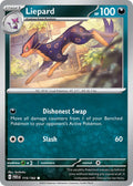 Liepard 115/182 Common Paradox Rift Pokémon card