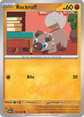 Rockruff 116/197 Common Obsidian Flames Pokémon card