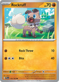 Rockruff 116/193 Common Paldea Evolved Pokémon card
