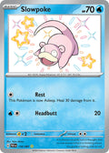 Slowpoke 116/091 Shiny Rare Paldean Fates Pokémon card
