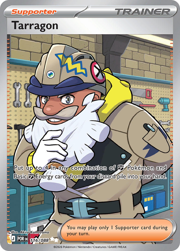 Tarragon 116/088 Ultra Rare Perfect Order Pokémon card