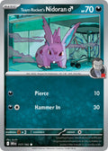 Team Rocket's Nidoran♂ 117/182 Common Destined Rivals Pokémon card