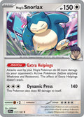Hop's Snorlax 117/159 Common Journey Together Pokémon card