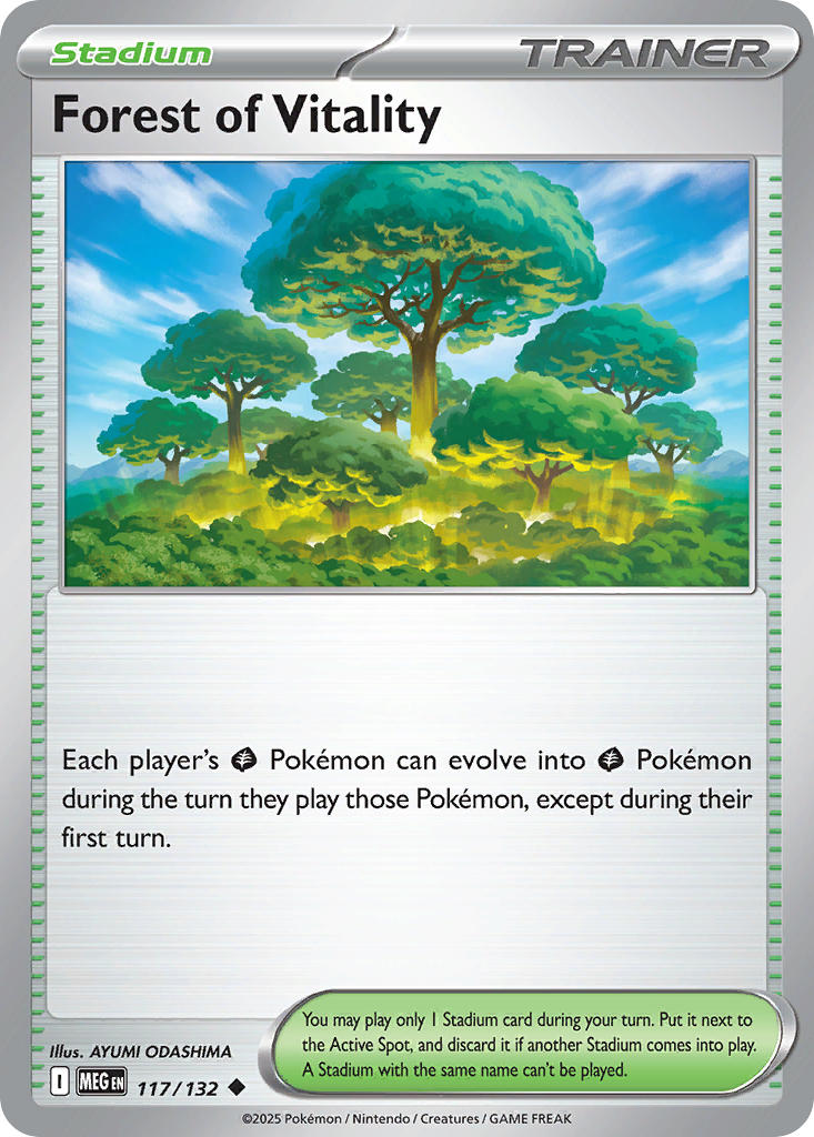 Forest of Vitality 117/132 Uncommon Mega Evolution Pokémon card