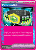 Maximum Belt 117/131 Ace Spec Rare Prismatic Evolutions Pokémon card