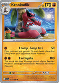 Krookodile 117/198 Uncommon Scarlet & Violet Pokémon card