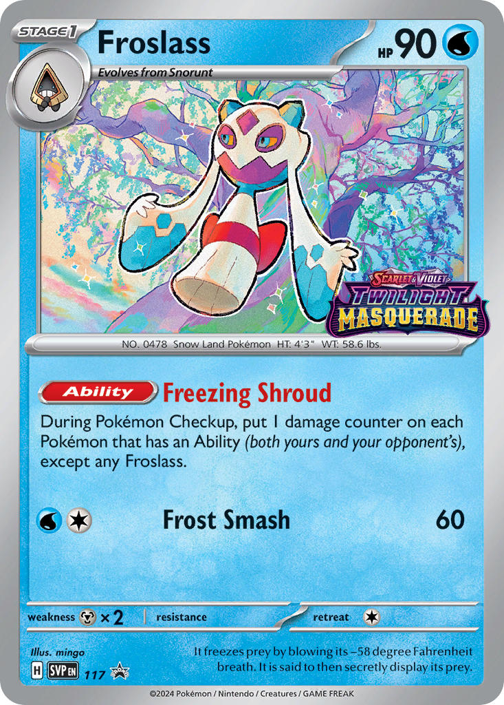 Froslass 117/SVP Promo Scarlet & Violet Promos Pokémon card