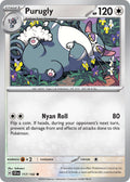 Purugly 117/142 Common Stellar Crown Pokémon card