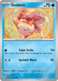 Goldeen 118/165 Common 151 Pokémon card