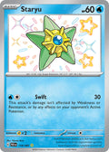 Staryu 118/091 Shiny Rare Paldean Fates Pokémon card