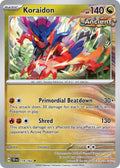 Koraidon 119/162 Rare Temporal Forces Pokémon card