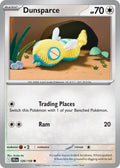 Dunsparce 120/159 Common Journey Together Pokémon card